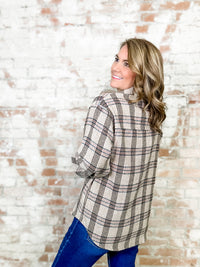 Charlie Plaid Shacket Top