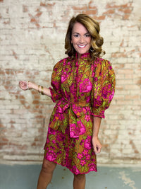 Uncle Frank Kara Belted Dress