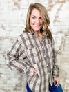 Charlie Plaid Shacket Top