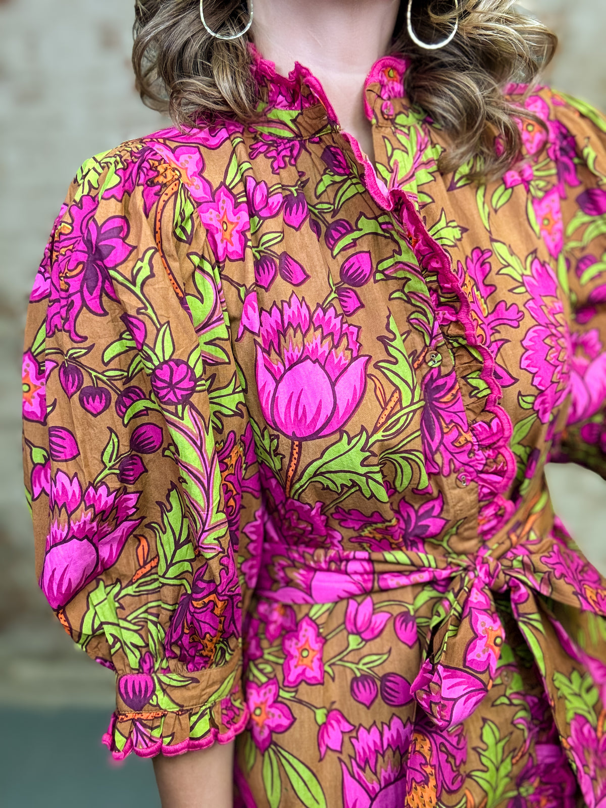 Uncle Frank Kara Belted Dress