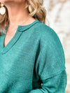 Whitney Notched Neck Knit Top