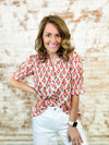 THML Carey Flower Print Top