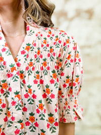 THML Carey Flower Print Top
