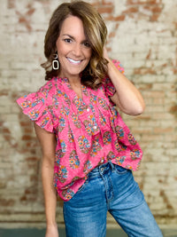 THML April Floral Top