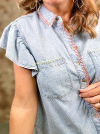 Desiree Denim Top