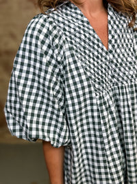 Rylin Plaid Midi Dress