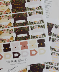 Magnolia Floral Bible Tabs