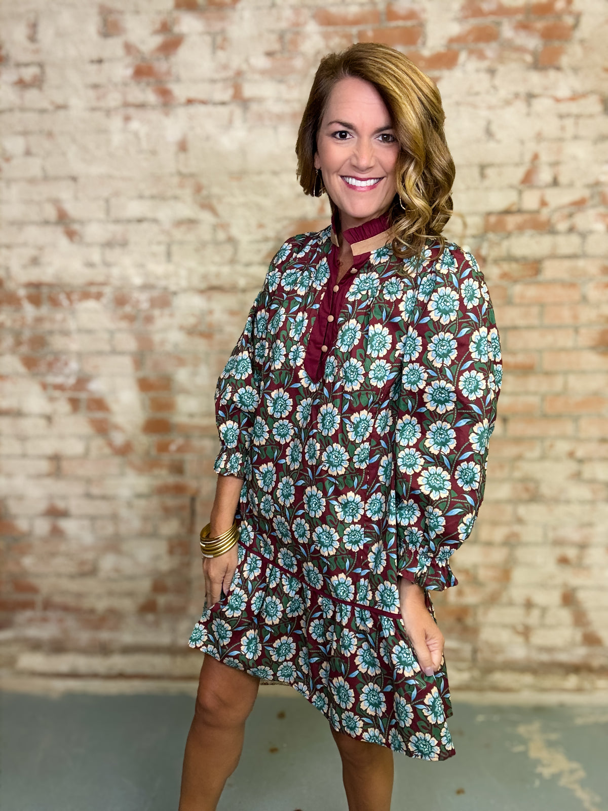 Indy Floral Print Dress