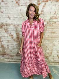 Natilee Gingham Dress