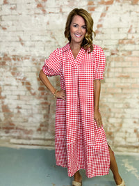 Natilee Gingham Dress