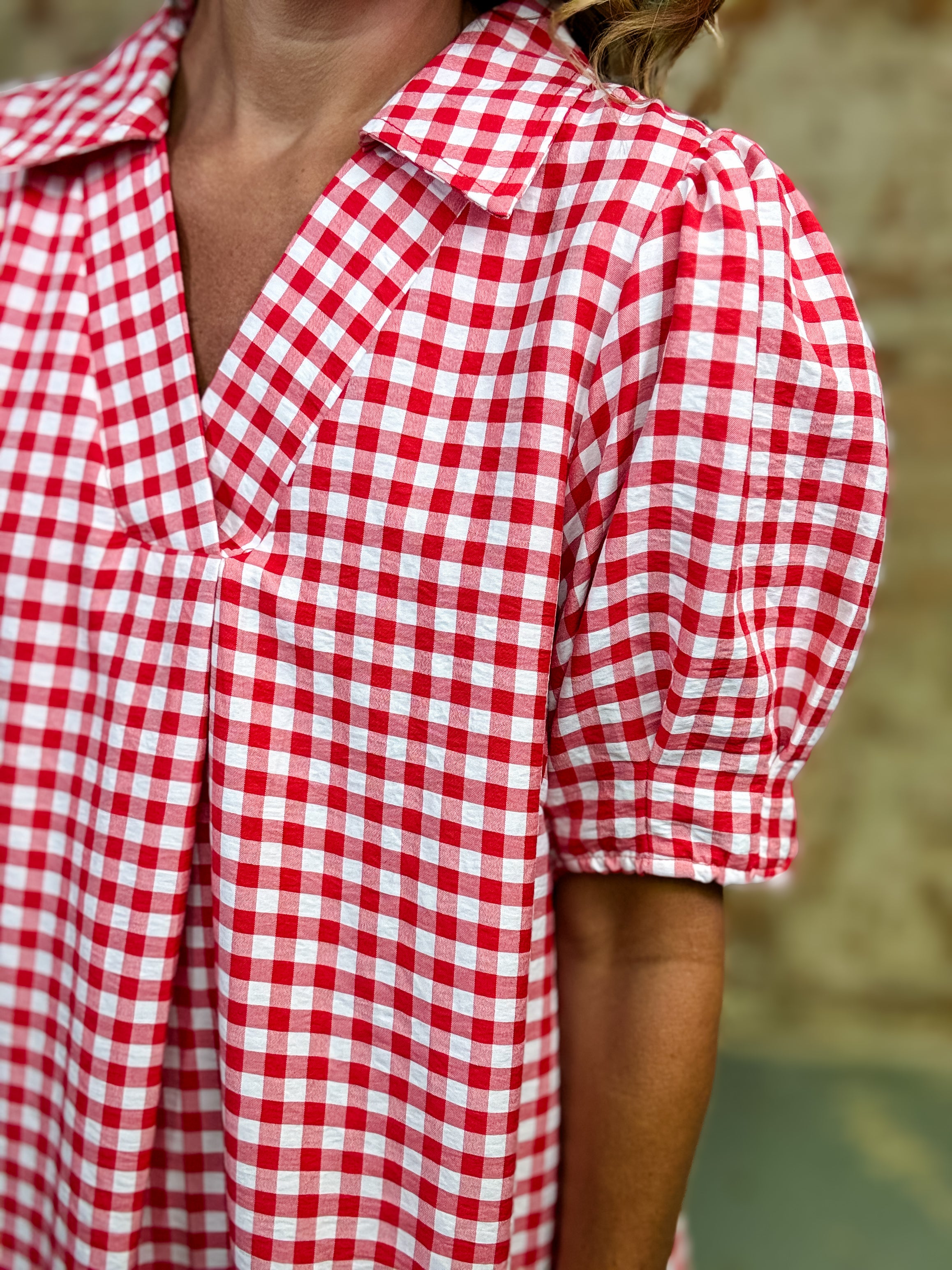 Natilee Gingham Dress