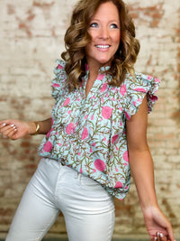 THML Summer Floral Top