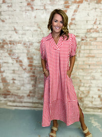 Natilee Gingham Dress
