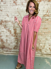 Natilee Gingham Dress