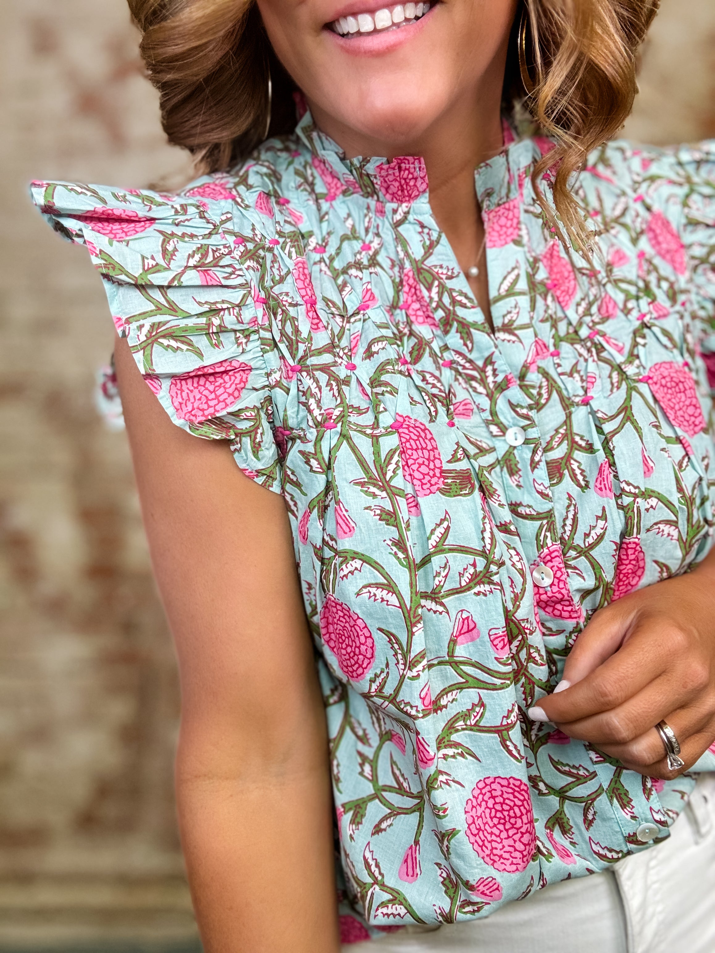 THML Summer Floral Top