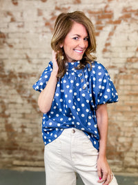 THML Lissette Polka Dot Top