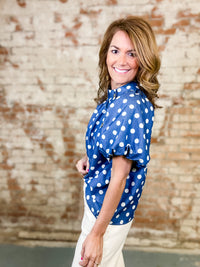 THML Lissette Polka Dot Top