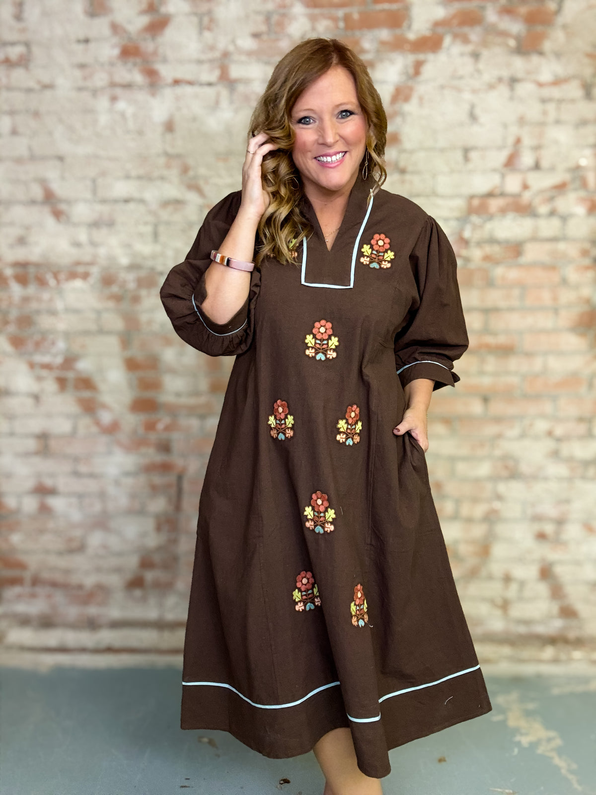 Uncle Frank Yessica Embroidery Dress