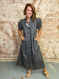 Regina Floral Midi Dress