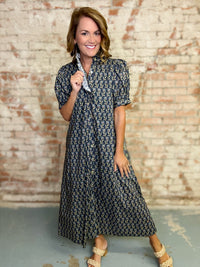 Regina Floral Midi Dress