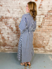 Melody Striped Midi Dress