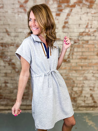 Faith Drawstring Waist Dress