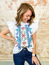 THML Trina Embroidered Top