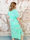 Marsha Green Stripe Dress
