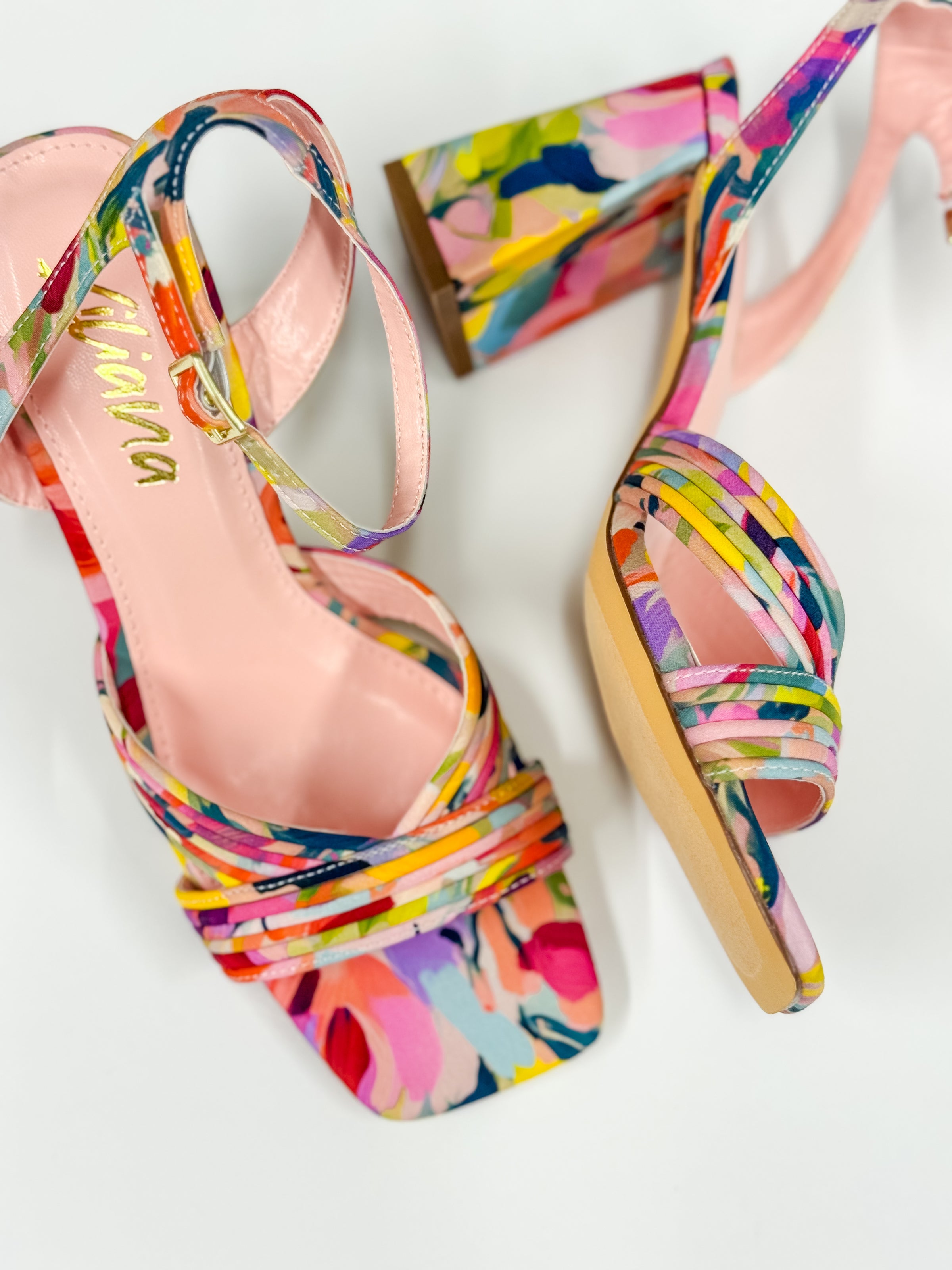 Leana Floral Heel
