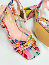 Leana Floral Heel