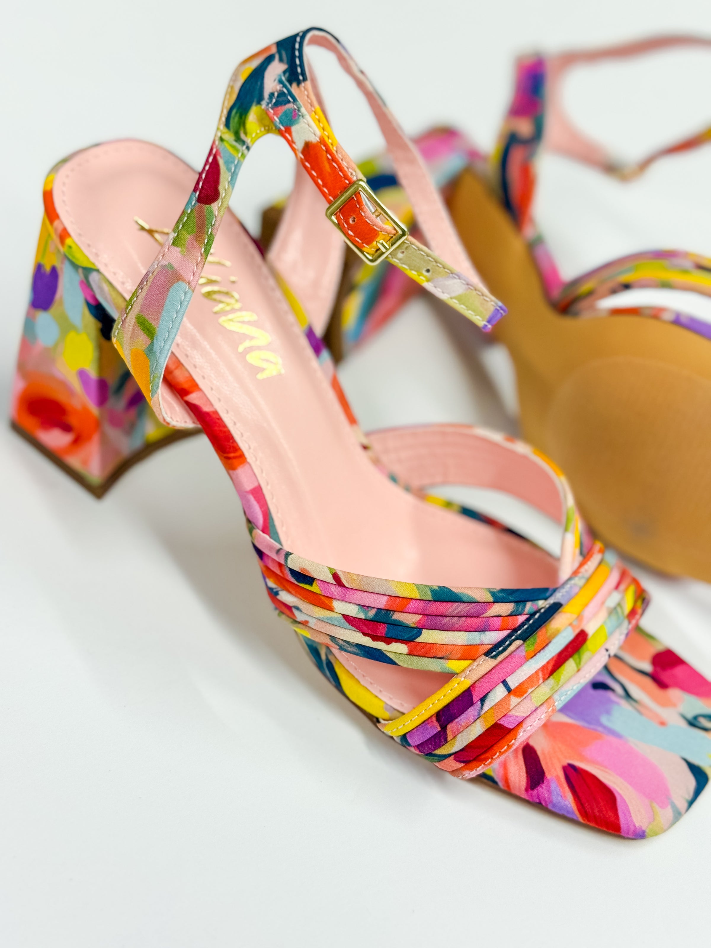 Leana Floral Heel
