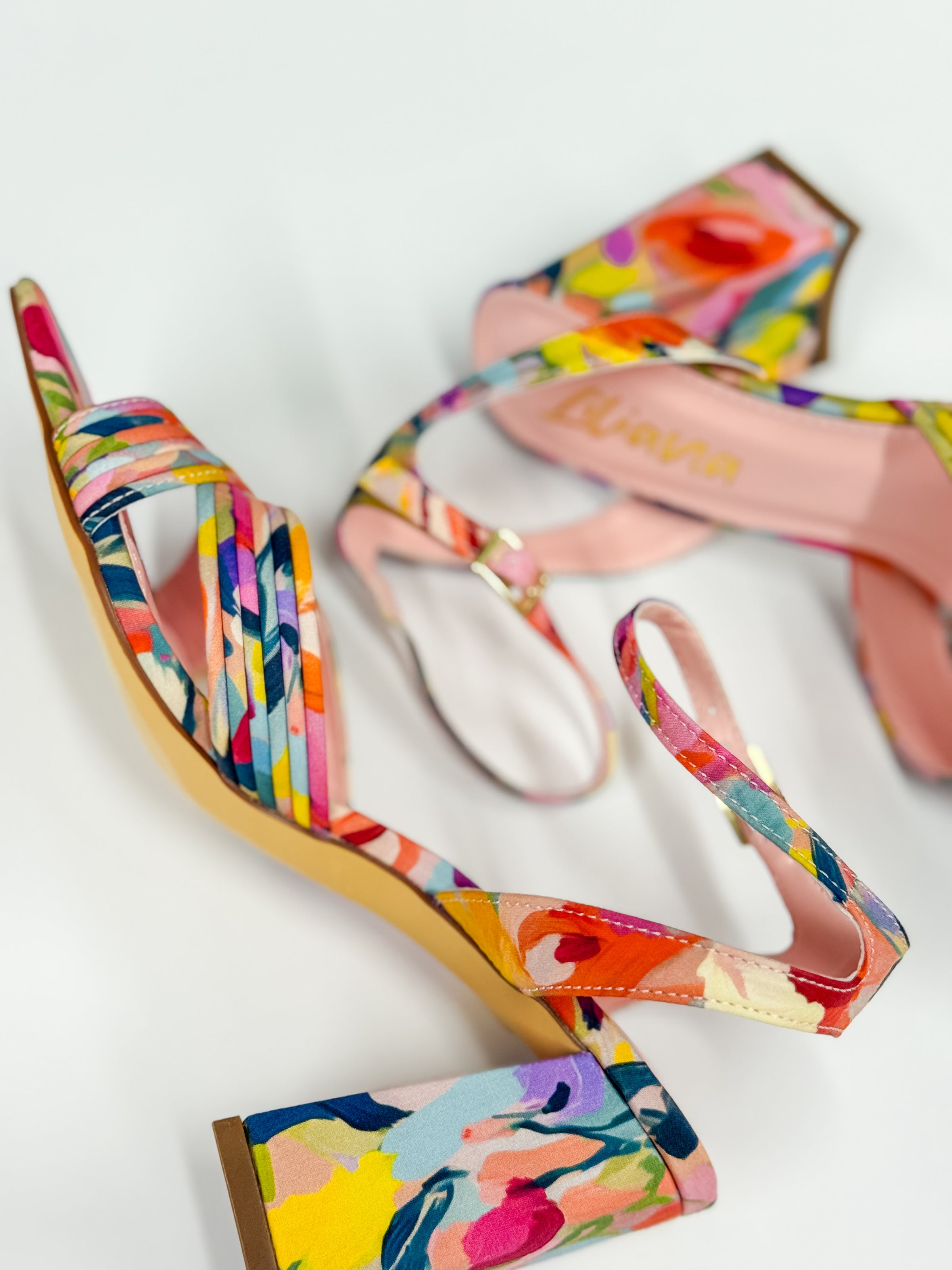 Leana Floral Heel