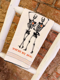 Skeleton Printed Dishtowel