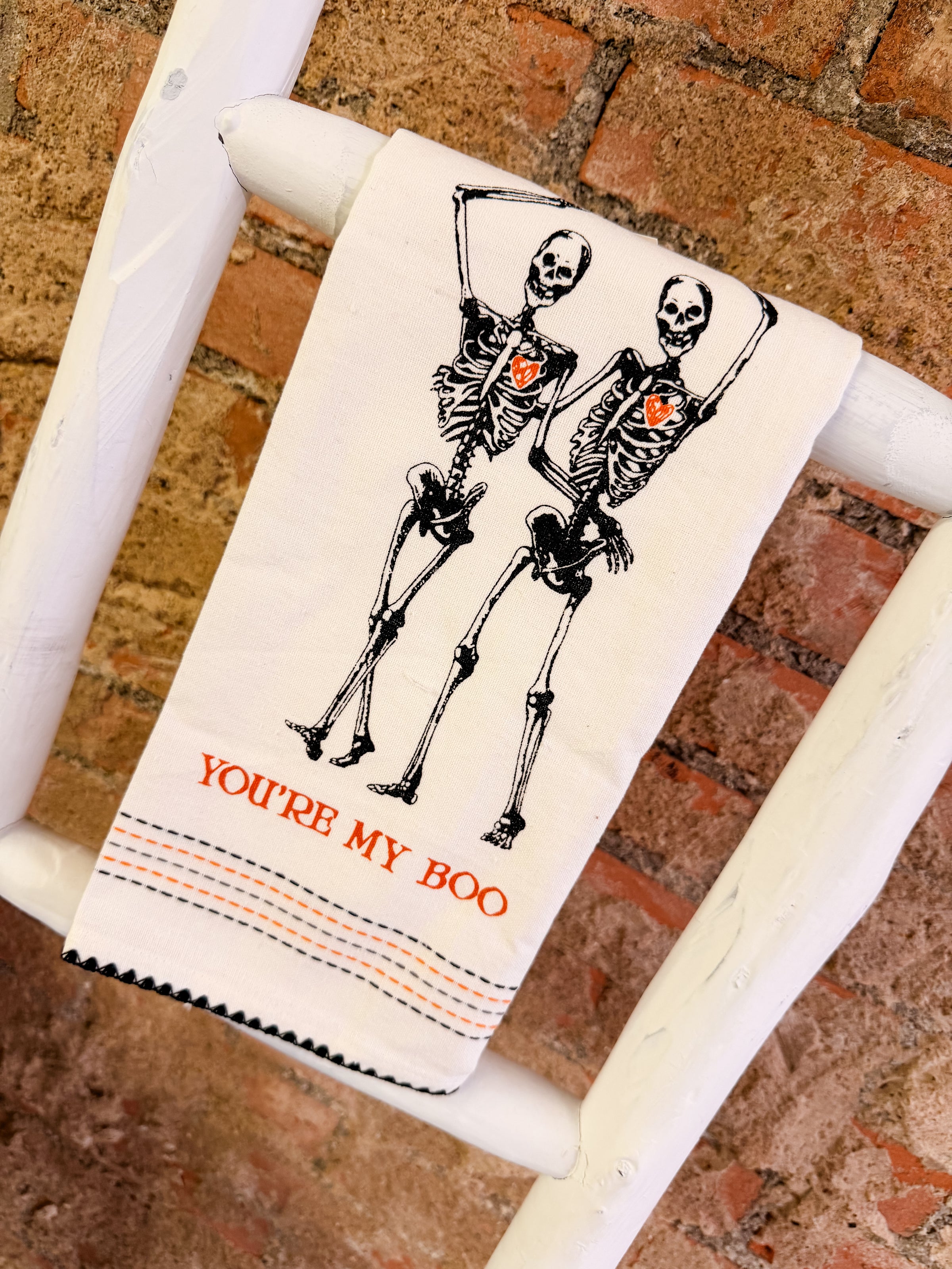 Skeleton Printed Dishtowel