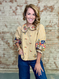 Ivy Jane Garden Gingham Top