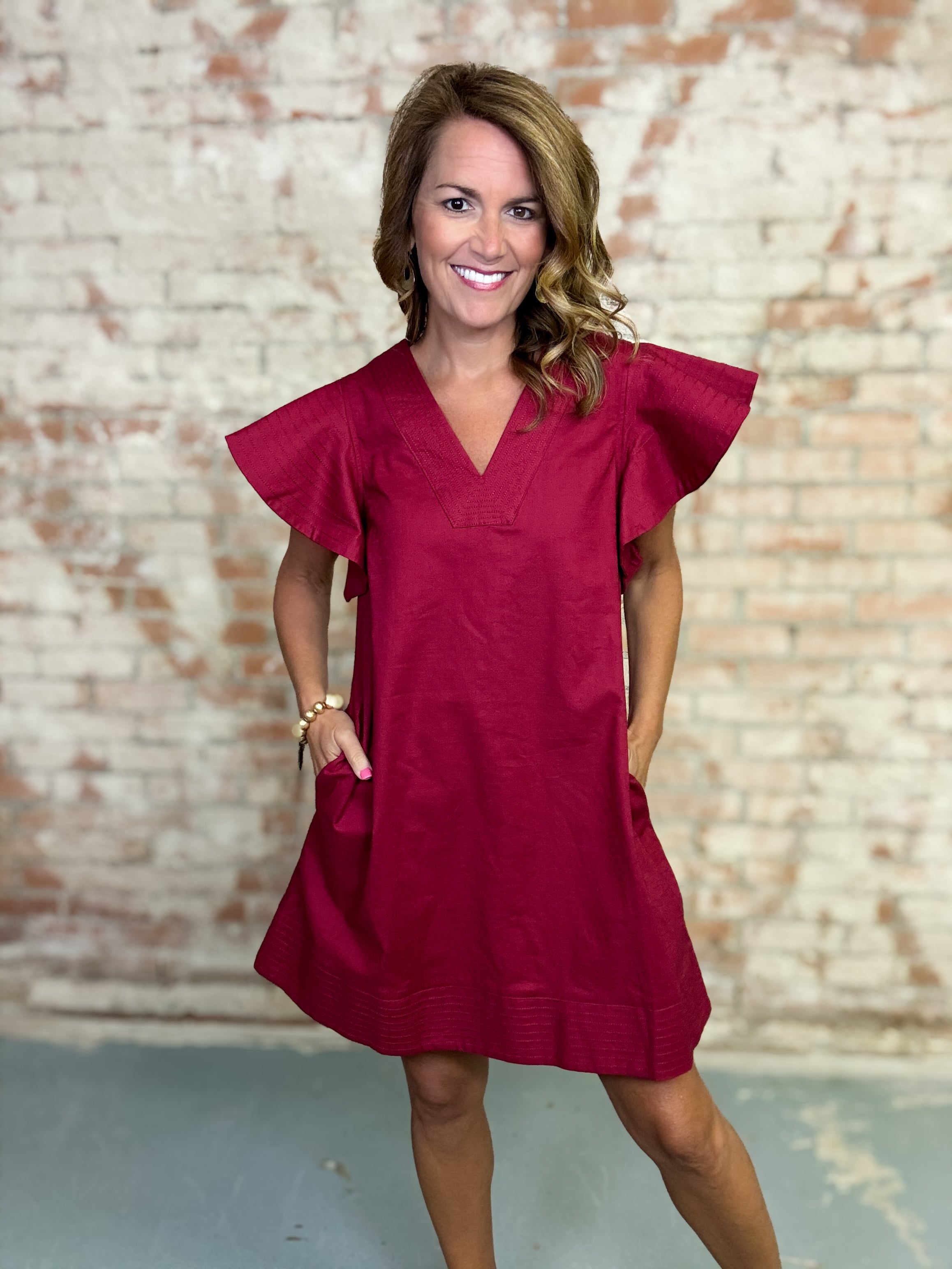 Heidi Flutter Sleeve Dress