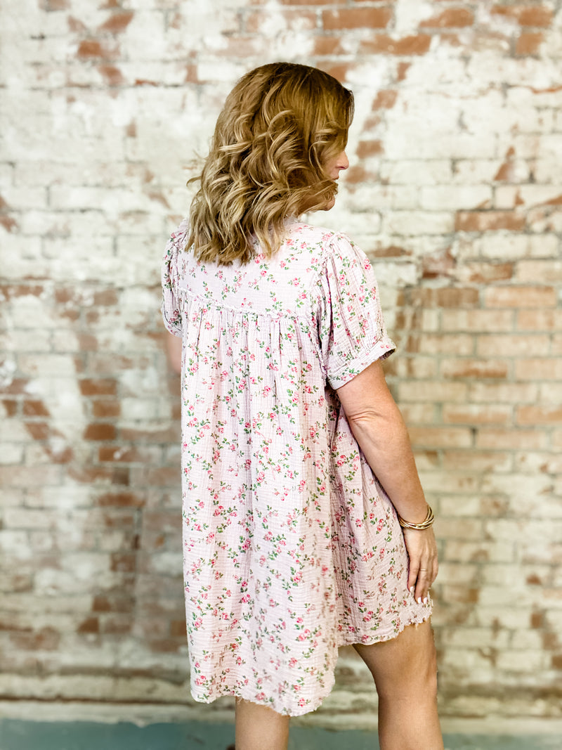 Kay Floral Gauze Dress