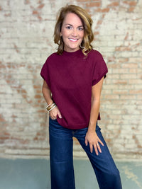 Elmi Solid Sweater Top