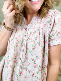 Kay Floral Gauze Dress