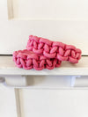 Braided Pink Headband