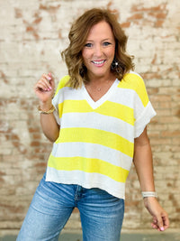 Ashtyn Stripe Knit Top - FINAL SALE