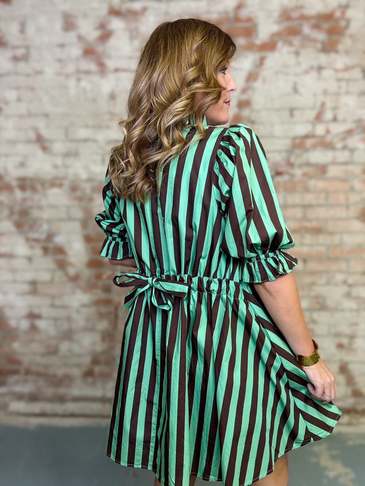 Alanna Striped Dress
