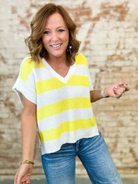 Ashtyn Stripe Knit Top - FINAL SALE