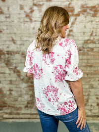 Kylie Floral Embroidered Top