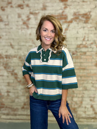 Eden Striped Sweater Top
