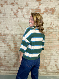 Eden Striped Sweater Top