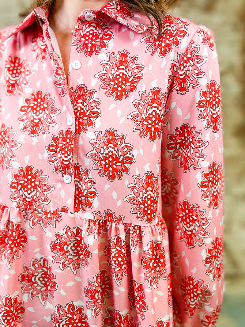 Tina Print Dress