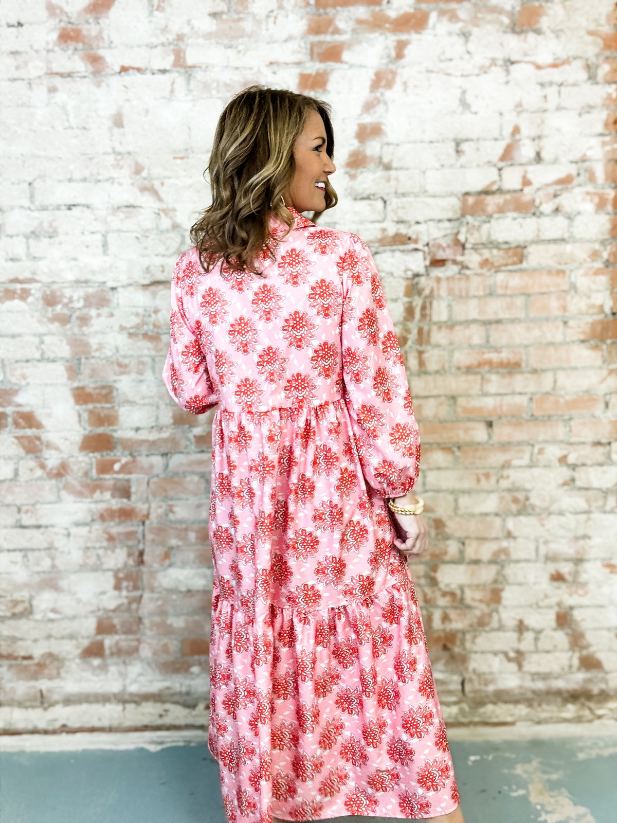 Tina Print Dress