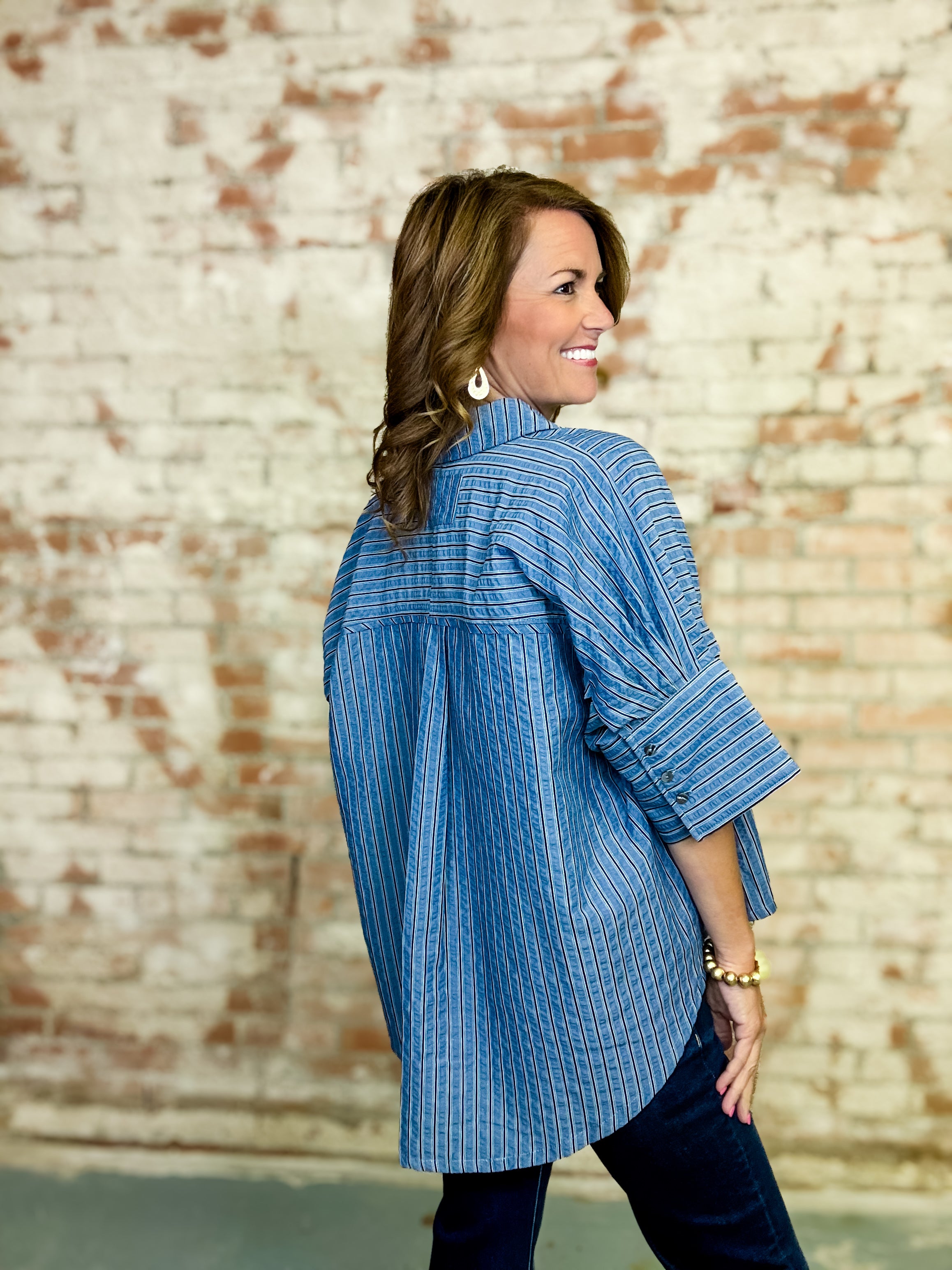 Saraya Button Down Top