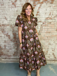 Leticia Floral Eyelet Dress